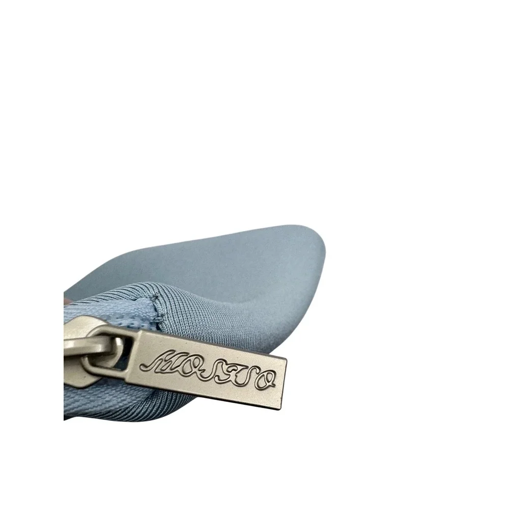 Mosiso Light Blue Padded‎ Tech Accessory Case Zippered Faux Fur Lining Neutral